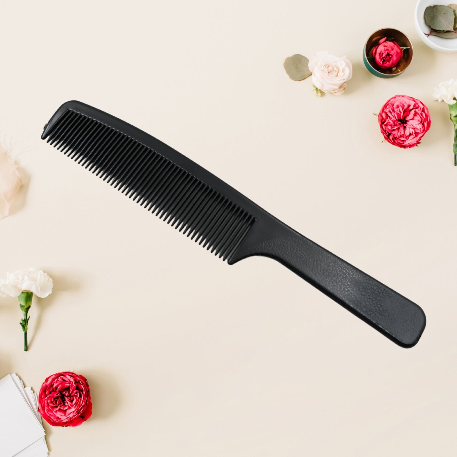 12635 Barber Comb, Lightweight Plastic Comfortable Hair Comb Durable for Bathroom for Salon, Hair Comb Beauty Tool Use For Men & Women (1 Pc) 12635 Barber Comb, Lightweight Plastic Comfortable Hair Comb Durable for Bathroom for Salon, Hair Comb Beauty Tool Use For Men & Women (1 Pc)